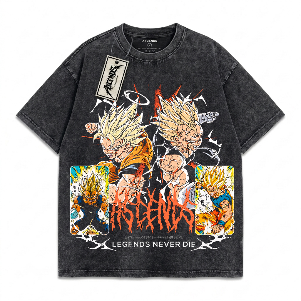 POLERA OVERSIZED "ASCENDS LEGENDS" – COLECCIÓN CARBONO