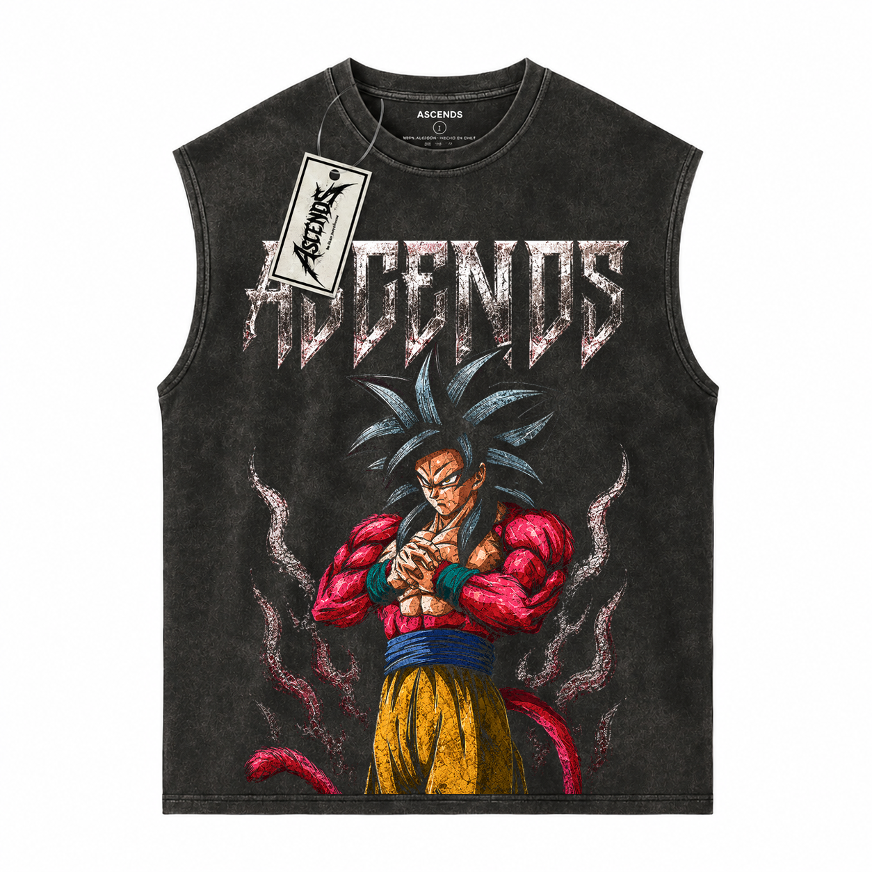 GOKU SSJ FASE 4 X ASCENDS ACID WASH