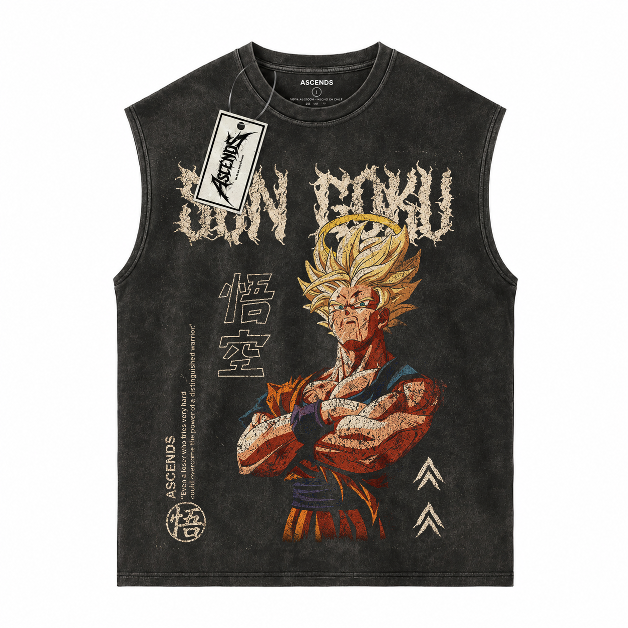 goku assjjj acid wash